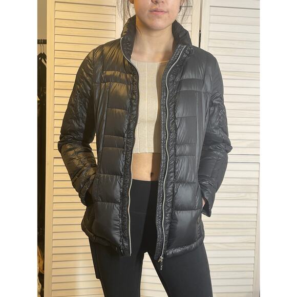 Calvin Klein Black Packable Down Puffer Jacket Size Small - Picture 4 of 12
